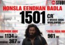 *CONTINUES RECORD-SMASHING GLOBAL RUN, GROSSING ₹1,500 Cr